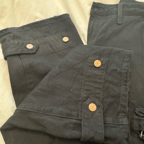 Pistola Black Full Length Cargo Denim - Picture 2 of 3
